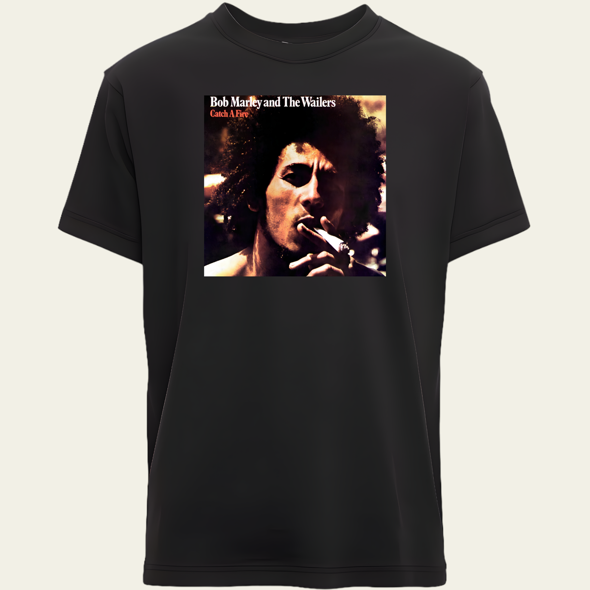 Bob Marley Catch A Fire Album Cover T-Shirt
