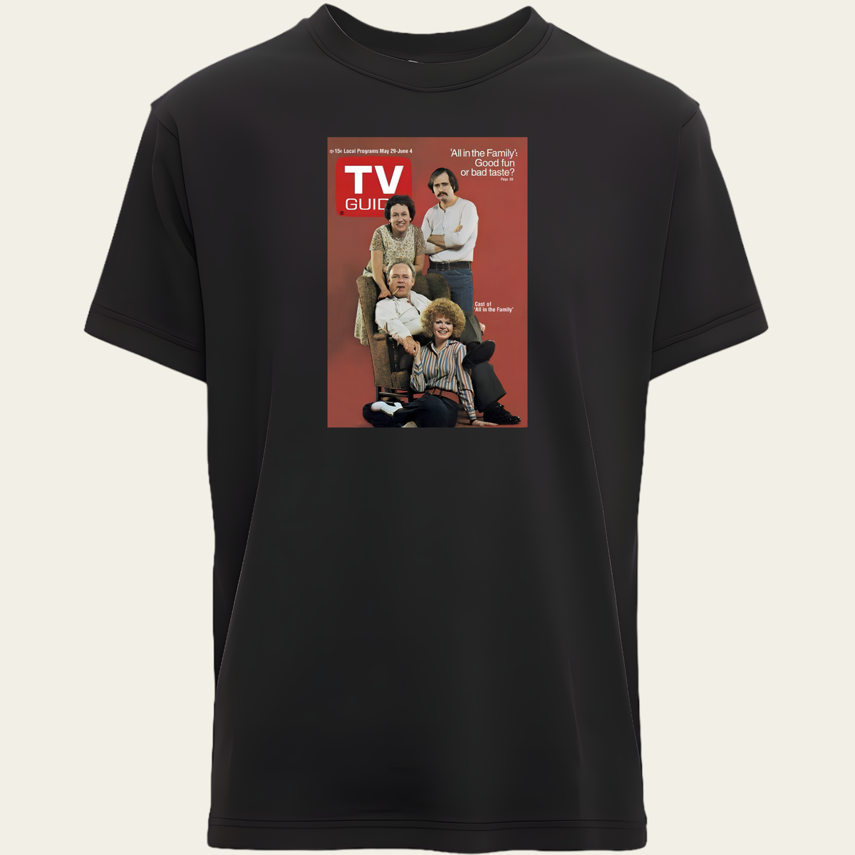 Archie Bunker TV Guide Cover T-Shirt