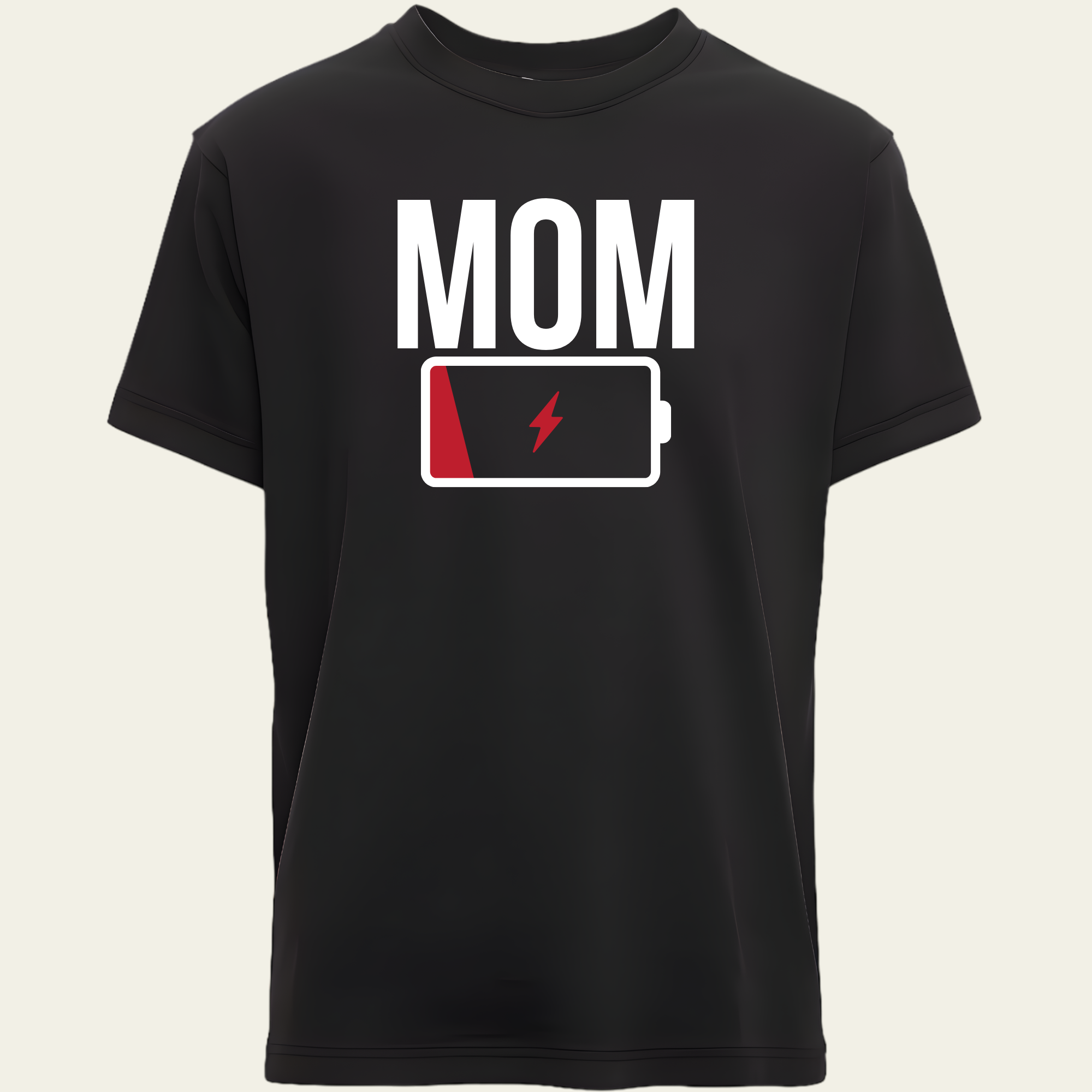 Mom Low Battery T-Shirt